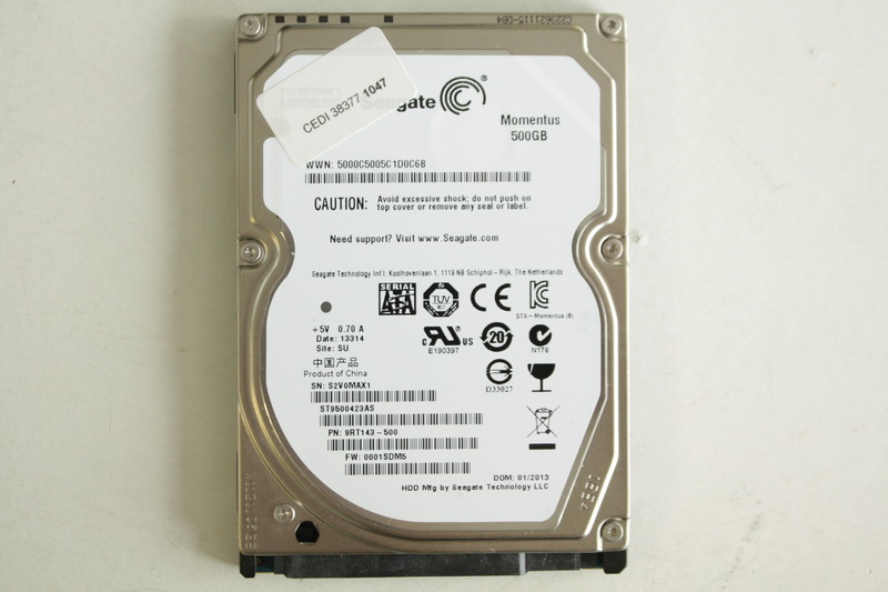 Disque SATA 2"1/2 Seagate 500 Go