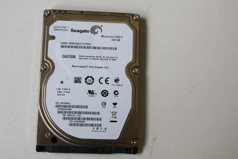 Disque SATA 2"1/2 Seagate 500 GB