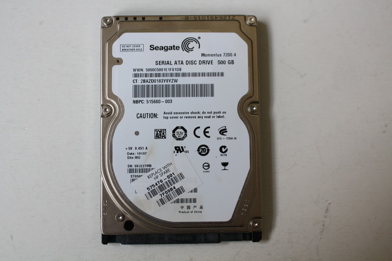 Disque SATA 2"1/2 Seagate 500 GB Disque SATA 2"1/2 Seagate 500 GB