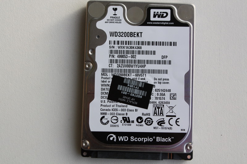 Disque SATA 2"1/2 Western Digital 500 GB