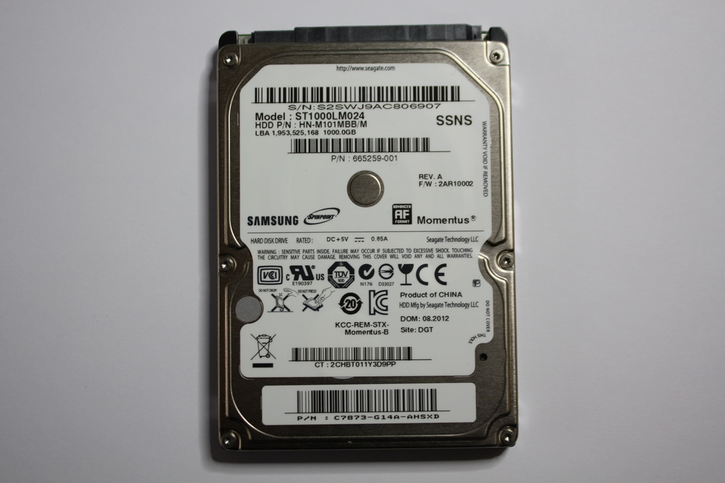 Disque SATA 2"1/2 Samsung 1000 Go