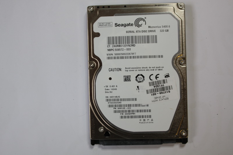 Disque SATA 2"1/2 Seagate 320 GB