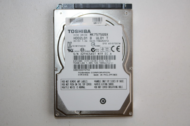 Disque SATA 2"1/2 Toshiba 750 GB