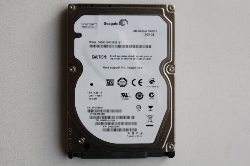 Disque SATA 2"1/2 Seagate 500 GB