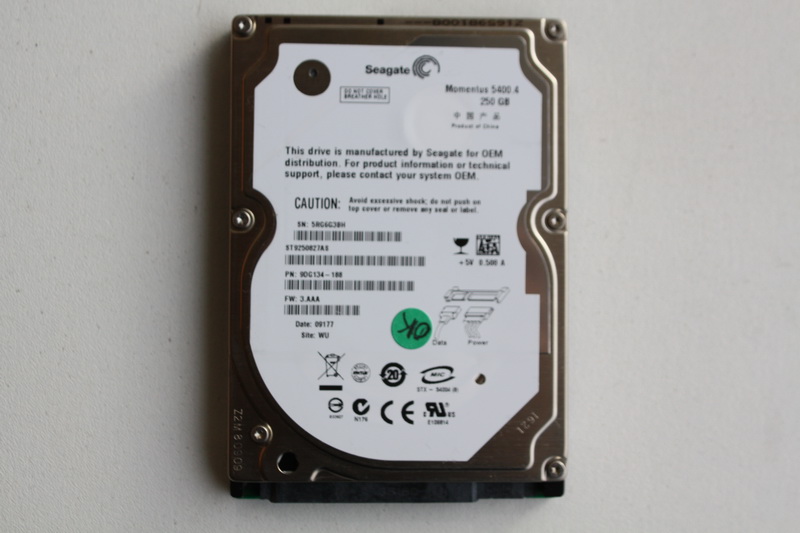 Disque SATA 2"1/2 Seagate 250 GB