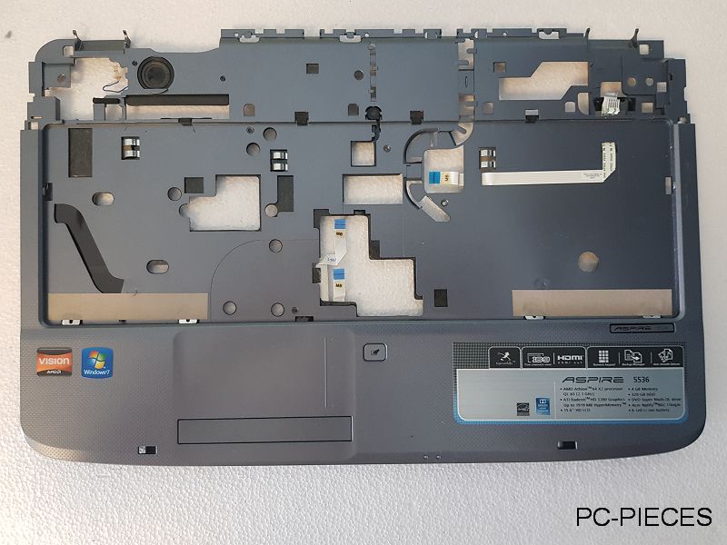 Plasturgie coque superieure GRIS Acer Aspire 5536 Plasturgie coque superieure GRIS Acer Aspire 5536