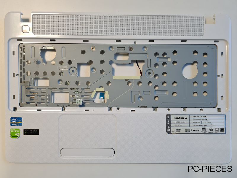 Plasturgie coque superieure Packard Bell Easynote LV44HCG Plasturgie coque superieure Packard Bell Easynote LV44HCG