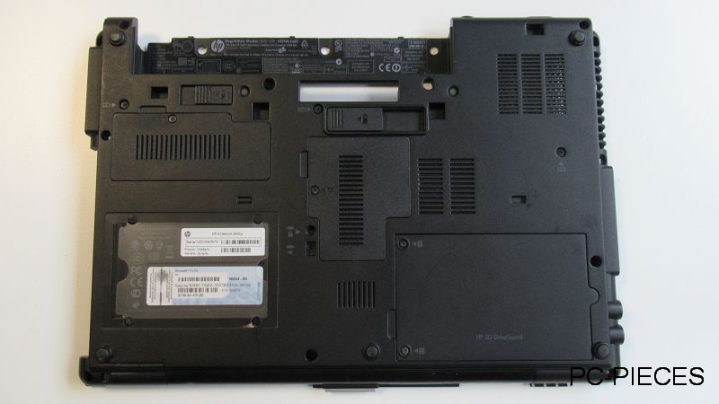 Plasturgie coque inferieure Noire HP Elitebook 8440P Plasturgie coque inferieure Noire HP Elitebook 8440P