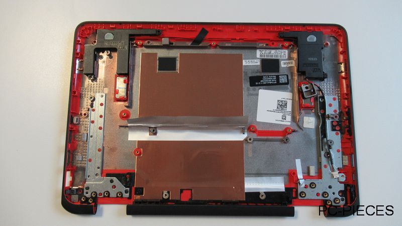 Plasturgie coque inferieure Rouge HP Probook 360-11 Plasturgie coque inferieure Rouge HP Probook 360-11