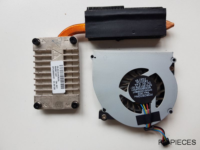 Ventilateur et refroidissement HP Elitebook 2570P Ventilateur et refroidissement HP Elitebook 2570P